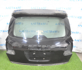 Naked trunk door with glass Porsche Cayenne 958 11-14 usa black L041, aluminum