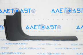 Door sill trim front right Mercedes GLA 14-20 black, scratches