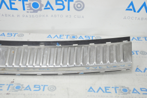 Trunk opening trim Porsche Cayenne 958 11-14 chrome, scratches, cracked fastener
