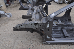 Front left quarter Mercedes CLA 14-19 on the body, graphite, bumps