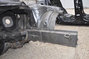 Front left quarter Mercedes CLA 14-19 on the body, graphite, bumps