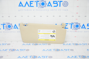 Left visor Mercedes GLA 14-20 for sunroof, beige, without hook