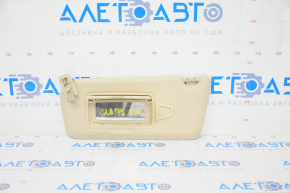 Left visor Mercedes GLA 14-20 for sunroof, beige, without hook