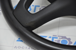 Naked steering wheel Mercedes CLA 14-19 leather black, scratches, abrasions, cracks