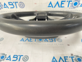 Naked steering wheel Subaru Forester 14-16 SJ black rubber, with rear pad, worn