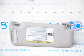Left visor Toyota Camry v55 15-17 usa gray, without hook, for backlight