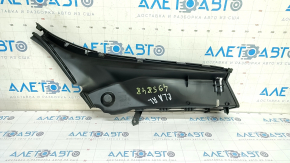 Rear pillar trim left lower Mercedes CLA 14-19 black, scratches