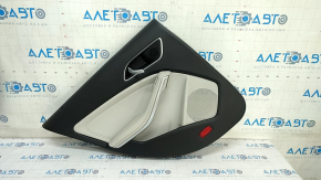 Door trim card rear left Mercedes CLA 14-19 leather gray, butt