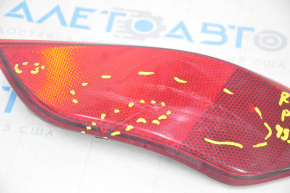 Reflector left Porsche Cayenne 958 11-14 scratches, cracks