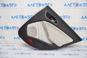 Door trim card rear right Mercedes CLA 14-19 leather gray, scratches
