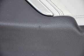Door trim card rear right Mercedes CLA 14-19 leather gray, scratches