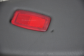 Door trim card rear right Mercedes CLA 14-19 leather gray, scratches