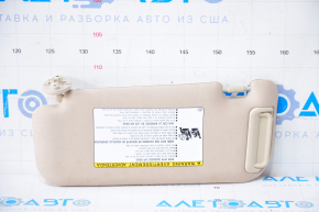 Right visor Toyota Camry v70 18-24 beige, without hook, scratch