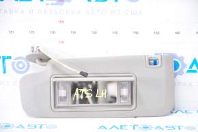 Left visor Cadillac ATS 13 - gray, without hook