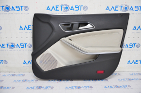 Door trim card front right Mercedes CLA 14-19 leather gray, dent