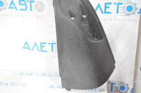 Rear bumper lip Porsche Cayenne 958 11-14 for 2 pipes, structure, scratches, crack in fastening, pressed
