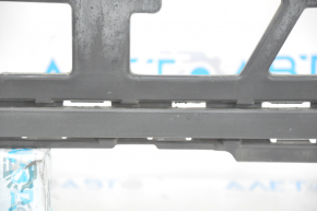 Rear bumper lip Porsche Cayenne 958 11-14 for 2 pipes, structure, scratches, crack in fastening, pressed