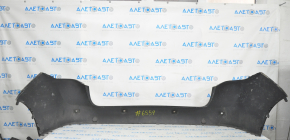 Rear bumper bare Porsche Cayenne 958 11-14 for parking sensors, black, pressed