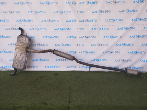 Muffler rear part with barrel Mercedes GLA 15-20 Awd