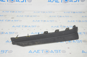 Spoiler lip front bumper left Porsche Cayenne 958 11-14 broken fastener, crack