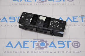 Front left window lift control Mercedes CLA 14-19 black with chrome, auto, paint peeled off