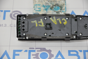 Front left window lift control Mercedes CLA 14-19 black with chrome, auto, paint peeled off