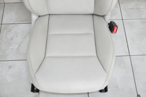 Mercedes CLA 14-19 passenger seat with airbag, electric, leather, gray, wires cut