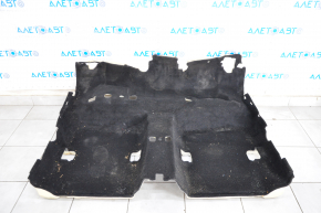 Rear floor covering Mercedes CLA 14-19 black, dry cleanable