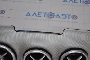 Front panel trim with central air deflectors Mercedes CLA 14-19 gray, peeling coating