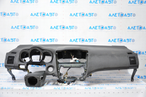 Torpedo front panel without AIRBAG Lexus RX400h 06-09 black, cracks, without central air ducts