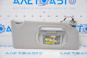 Right visor Toyota Avalon 05-12 gray, without hook, for dry cleaning