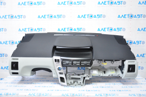 Dashboard front panel with AIRBAG Toyota Prius V 12-17 black+gray, scratch
