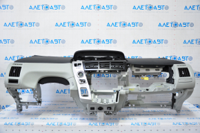 Dashboard front panel with AIRBAG Toyota Prius V 12-17 black+gray, scratch