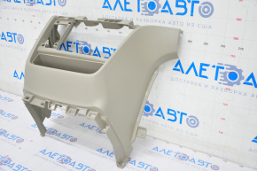 Central console under the dashboard, upper part, Toyota Sienna 11-14, beige, scratches