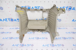 Central console under the dashboard, upper part, Toyota Sienna 11-14, beige, scratches