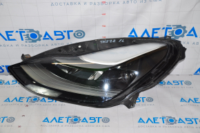 Headlight front left Tesla Model 3 21- matrix without fastening, sand