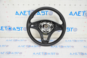 Naked steering wheel Mercedes CLA 14-19 leather black, scratches, abrasions, cracks