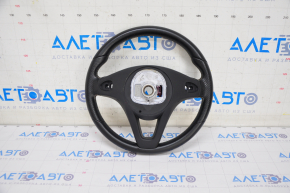 Naked steering wheel Mercedes CLA 14-19 leather black, scratches, abrasions, cracks