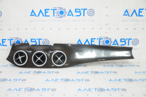 Front panel trim with central air deflectors Mercedes GLA 14-20 wood grain