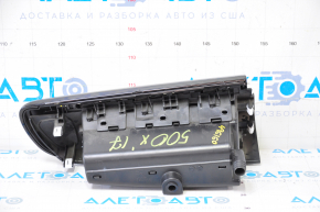 Glove box, upper glove compartment Fiat 500X 16-17 black, glossy, worn