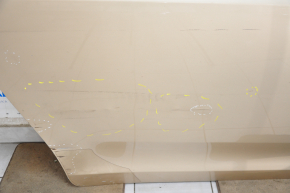 Door bare rear right Toyota Sienna 11-20 electric, gold 4T8, dent