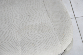 Passenger seat Toyota Sienna 11-14 without airbag, mechanical, velour, beige, for dry cleaning