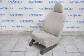Driver's seat Toyota Sienna 11-14 without airbag, electric, velour, beige, for dry cleaning