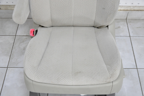 Driver's seat Toyota Sienna 11-14 without airbag, electric, velour, beige, for dry cleaning