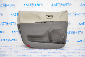 Door trim card front left Toyota Sienna 11-12 beige, scratch