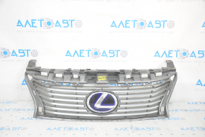 Radiator grill grill Lexus ES300h ES350 13-15 prerest with badge, crack on badge, broken mount, sand