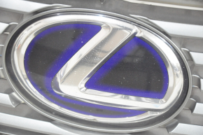 Radiator grill grill Lexus ES300h ES350 13-15 prerest with badge, crack on badge, broken mount, sand