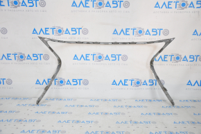 Front bumper grille frame Lexus ES300h ES350 13-15 prerest, chrome, cracks, sand