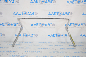 Front bumper grille frame Lexus ES300h ES350 13-15 prerest, chrome, cracks, sand