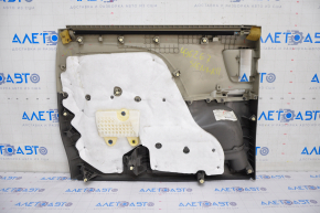 Door trim card rear right Toyota Sienna 11-14 beige with curtain, scratches